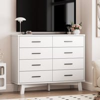 Axton 8-Drawer Wide Dresser
