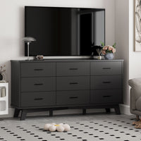 Axton 9-Drawer Wide Dresser