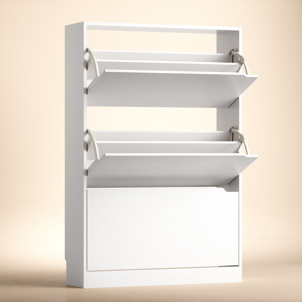 Crestline Collection 3-Door Shoe Cabinet | Anymaple