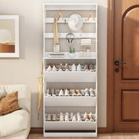 Shoe Cabinet for Entryway with 3 Flip Drawers