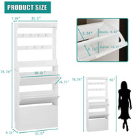 Shoe Cabinet for Entryway with 3 Flip Drawers