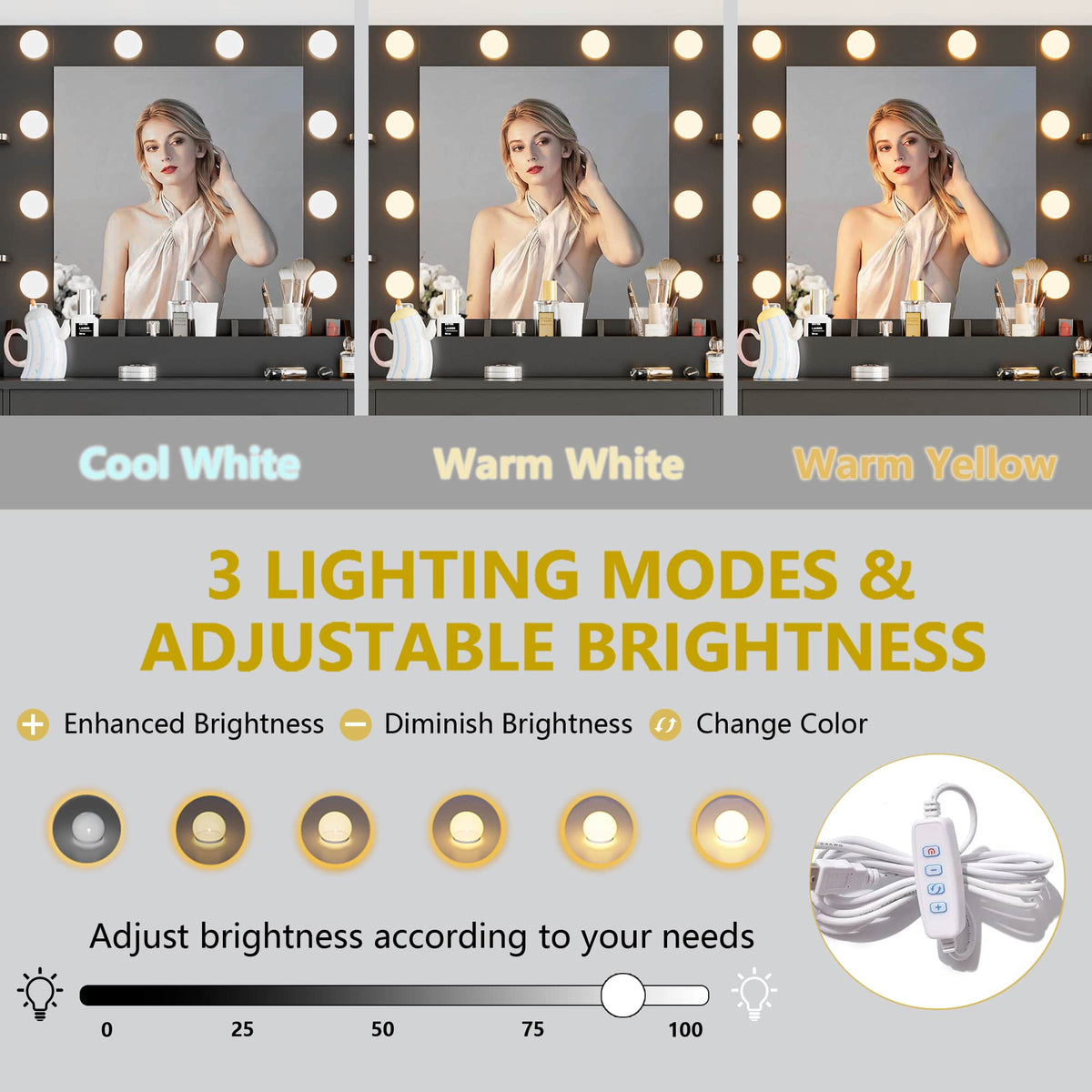 Illume Vanity with Storage