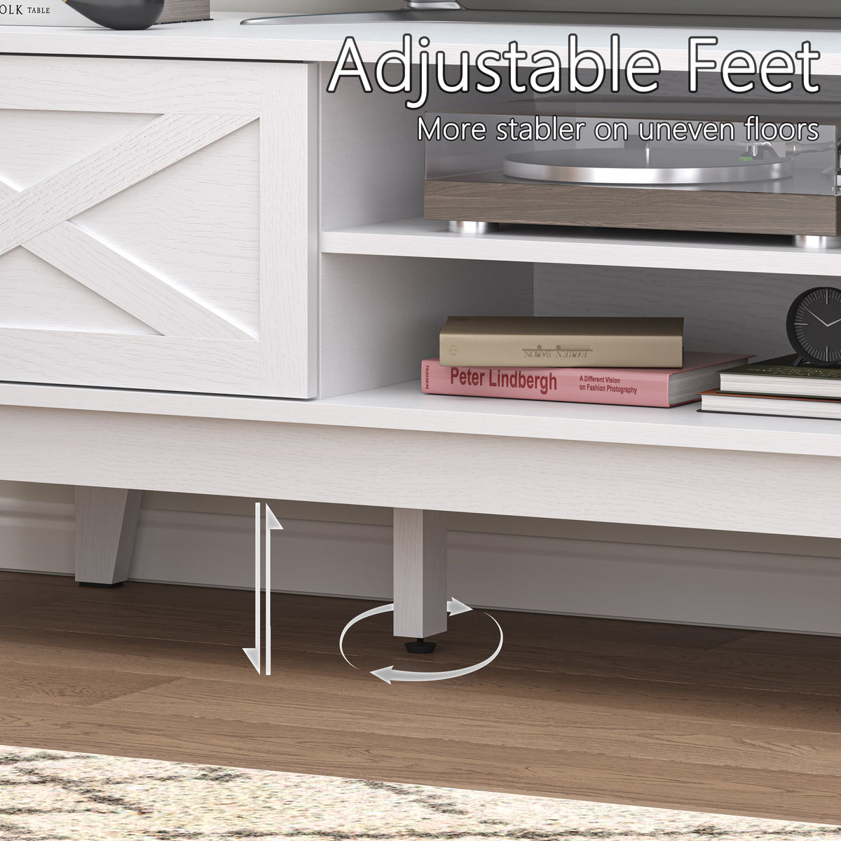 HLG028 TV Stand for 55 65 Inch TV