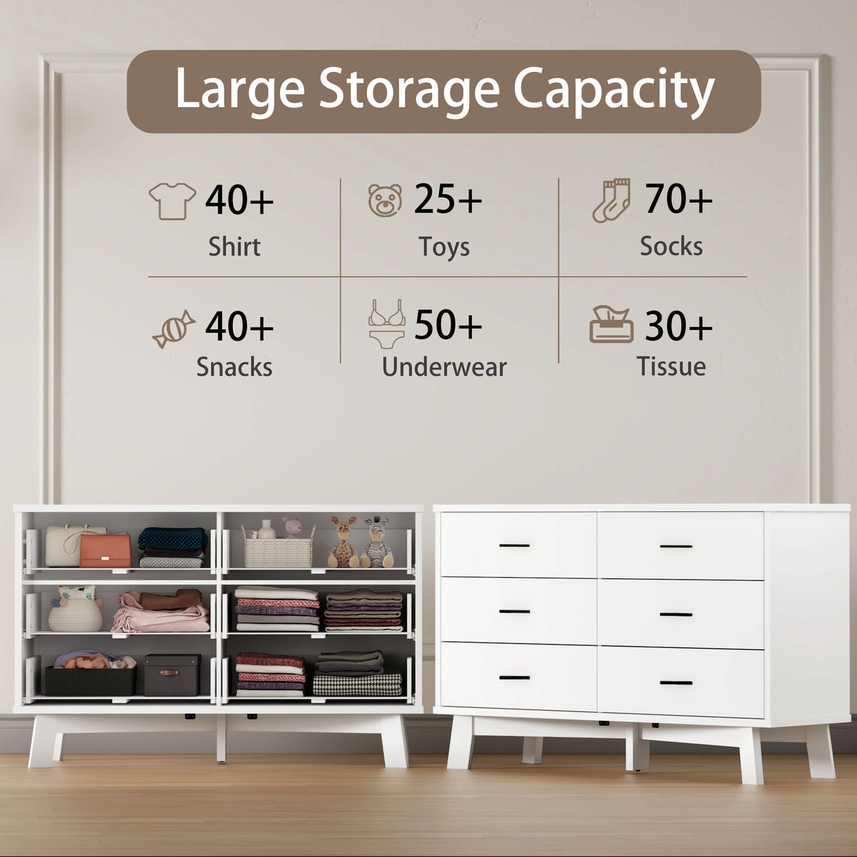 Axton 6-Drawer Dresser