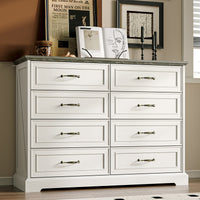 HLG040  Farmhouse 7 Drawers Dresser for Bedroom