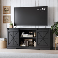 Farmhouse TV Stand for 65/60/55 Inch Tvs