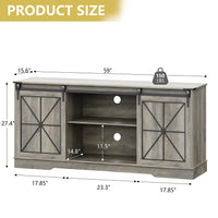 Farmhouse TV Stand for 65/60/55 Inch Tvs
