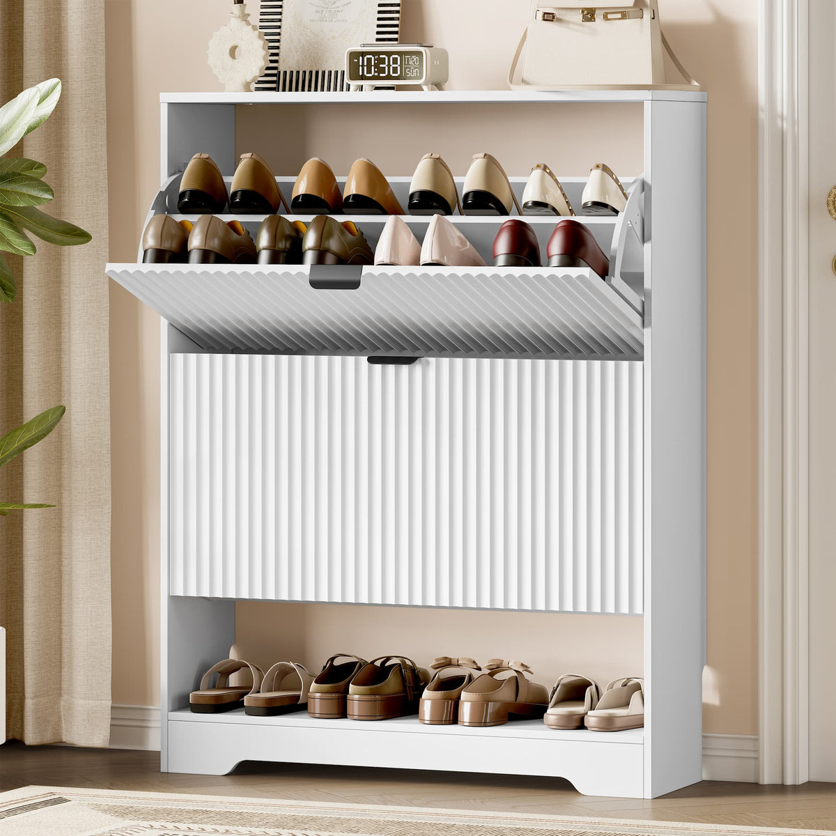 Linea 2-Door Shoes Cabinet