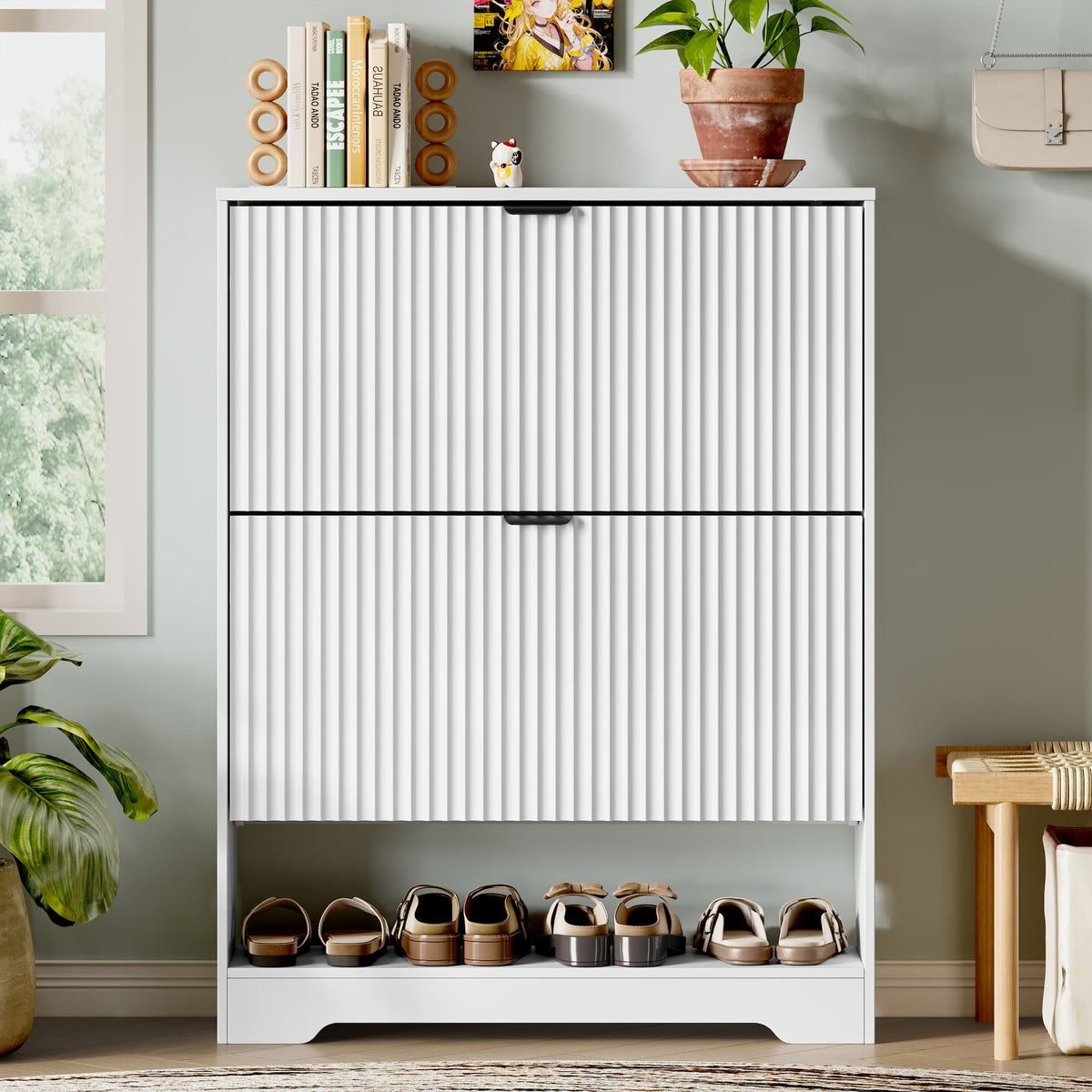 Linea 2-Door Shoes Cabinet