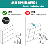 Anymaple Crestline HLG093 Black narrow shoe cabinet, adjustable panels and anti tip hardware for safer freestanding storage