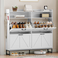 Avalon Shoe Storage Cabinet with 2 Flip Drawers