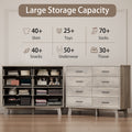 Anymaple Axton 8-Drawer Dresser Gray bedroom dresser, style
