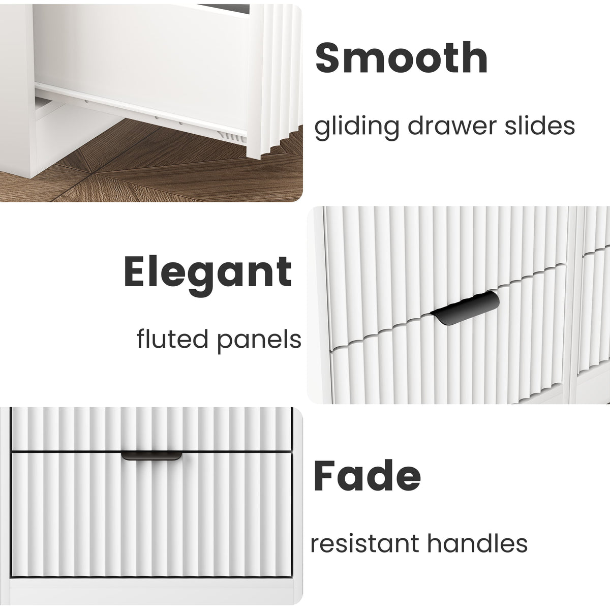 Linear LED Nightstand Set of 2