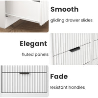 Linear LED Nightstand Set of 2