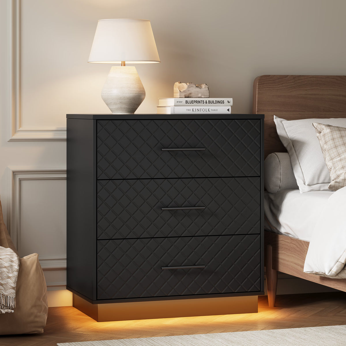 Prisma 3-Drawer Dresser for Bedroom