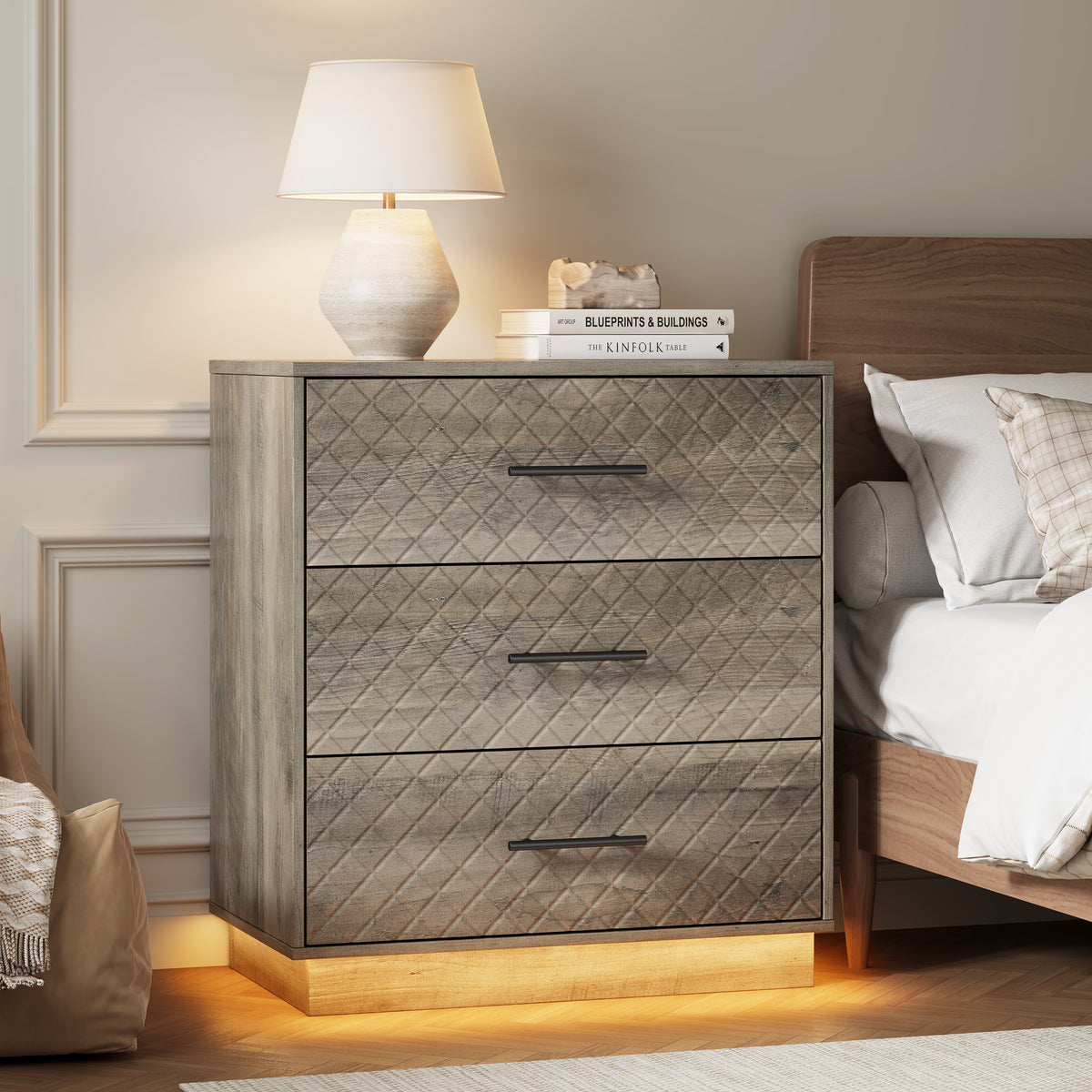 Prisma 3-Drawer Dresser for Bedroom