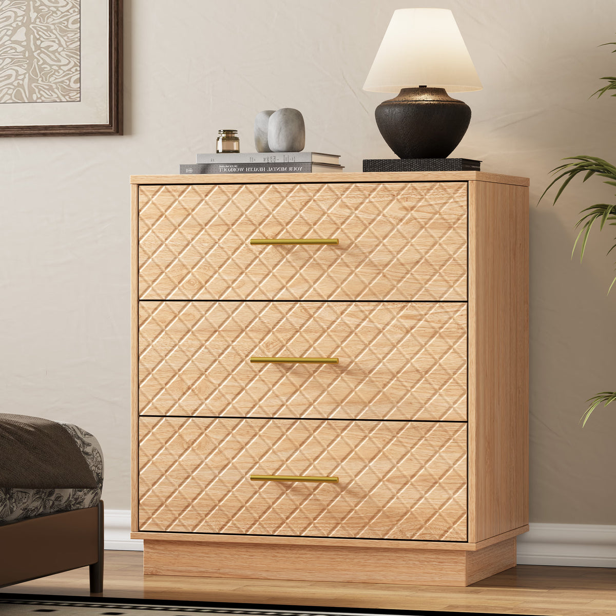 Prisma 3-Drawer Dresser for Bedroom