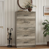 Prisma Tall 5-Drawer Dresser for Bedroom