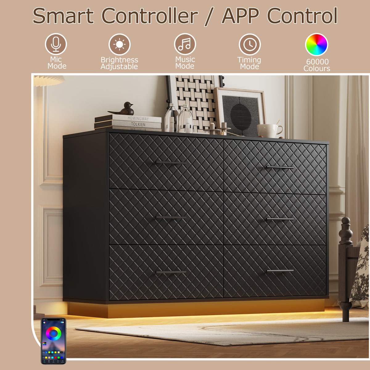 Prisma 6-Dresser for Dedroom