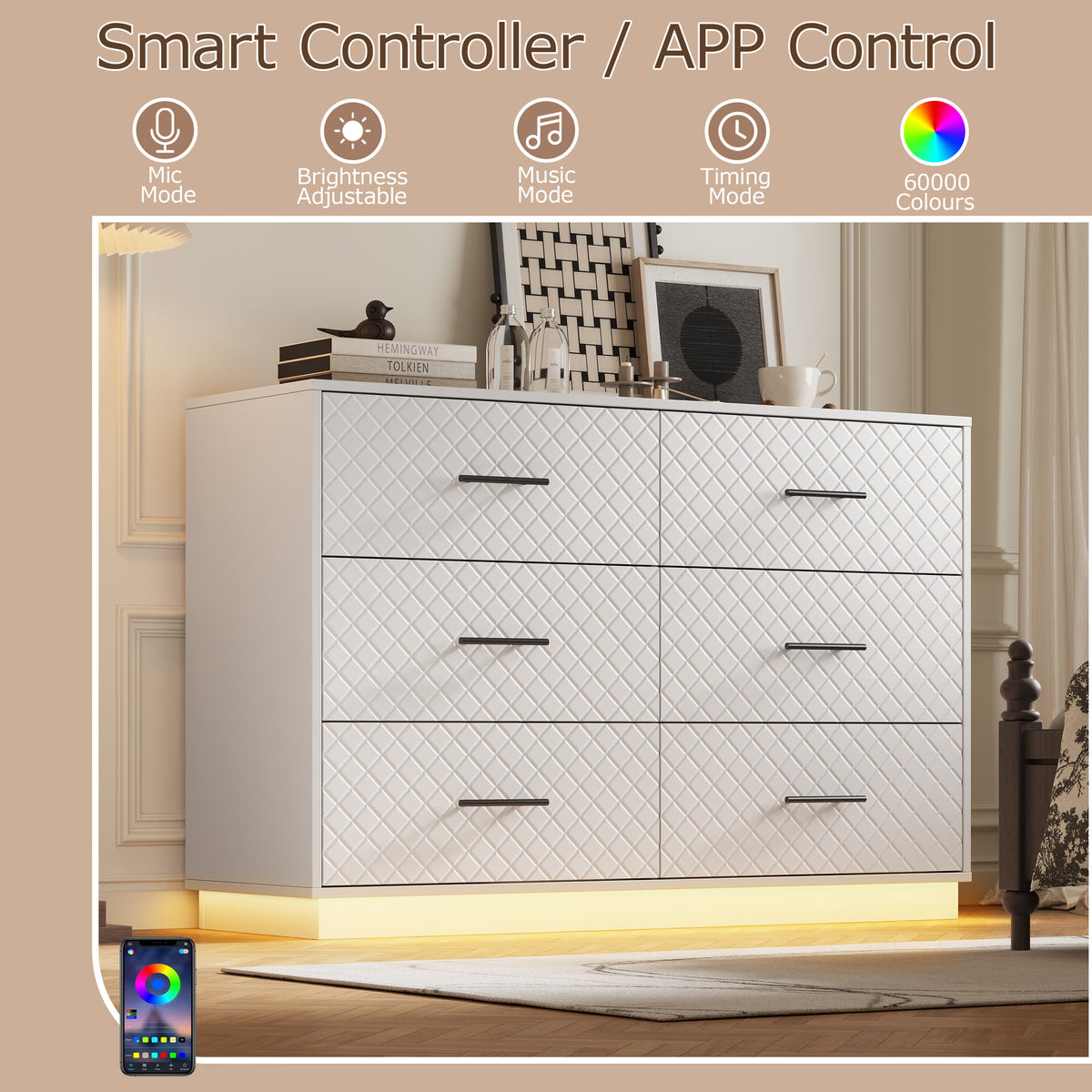 Prisma 6-Dresser for Dedroom