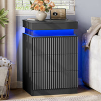 Linear LED Nightstand
