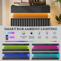 Linear LED Nightstand