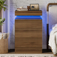 Linear LED Nightstand