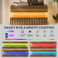Linear LED Nightstand