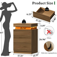 Linear LED Nightstand