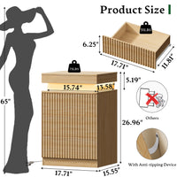 Linear LED Nightstand