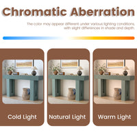 Anymaple HLG193 Green 63 inch fluted console table, color comparison chart for modern console table finishes