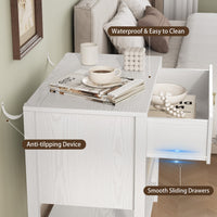 Rattan Nightstand Set of 2