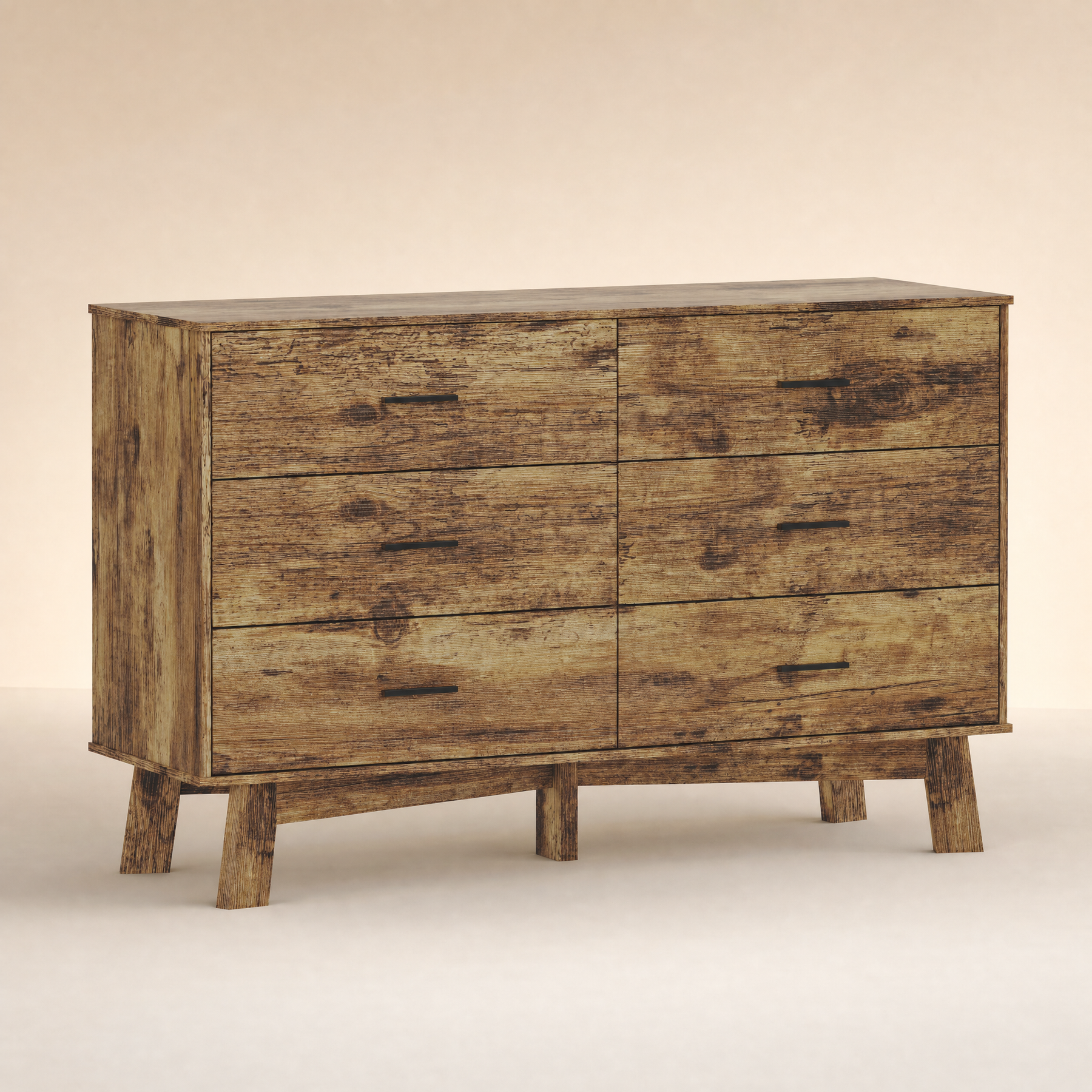Axton Dresser with 6 Drawer for Bedroom