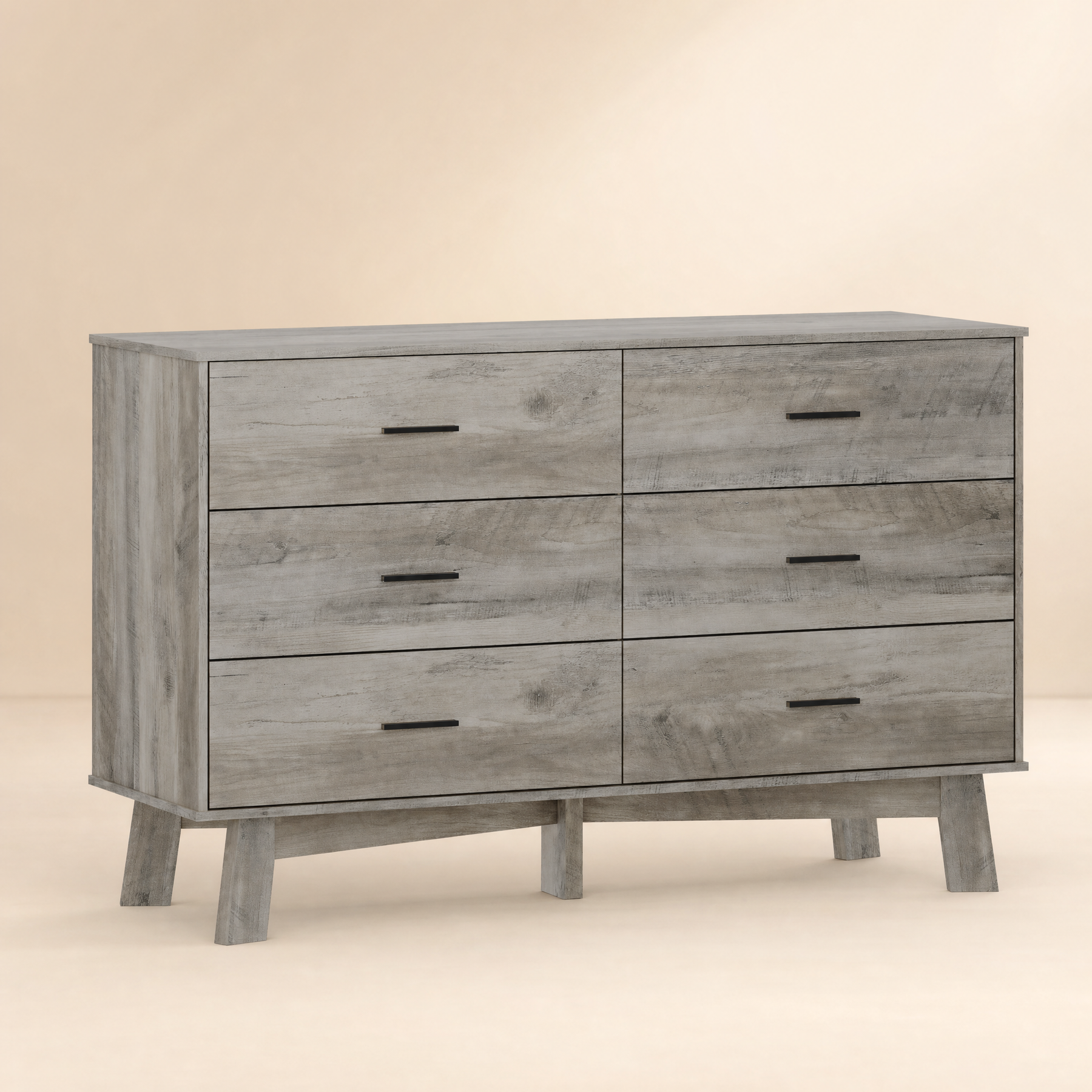 Axton Dresser with 6 Drawer for Bedroom