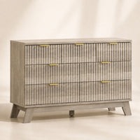 Linear Fluted 7-Drawer Dresser