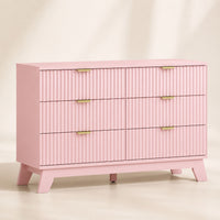 Linear Fluted 7-Drawer Dresser