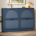 Anymaple HLG291 blue 4-door shoe cabinet - product view 1