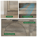 Anymaple HLG291 gray 4-door shoe cabinet - product view 5