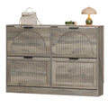 Anymaple HLG291 gray 4-door shoe cabinet - product view 8