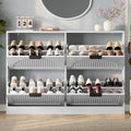 Anymaple HLG291 white 4-door shoe cabinet - product view 2